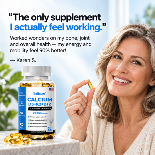 Calcium + D3 + K2 + B12 Capsules